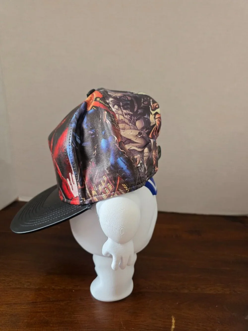 Bioworld Batman snapback hat features a sublimated comic book scene print